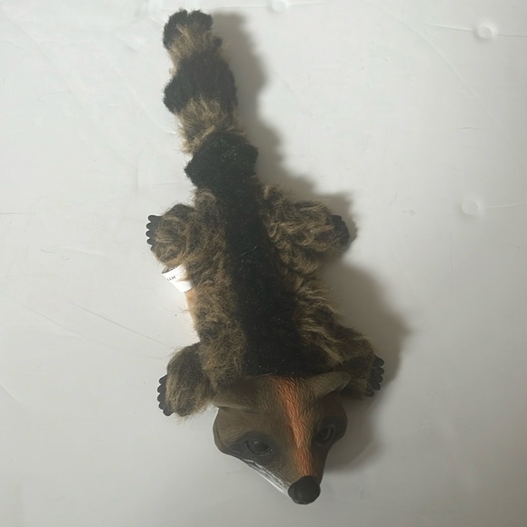 Latex Fox Head With Plush Body Squeaky Dog Toy - Picture 2 of 5